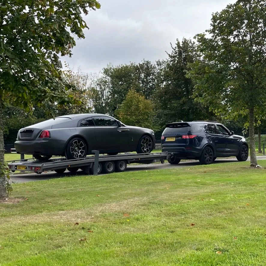 Rolls-Royce Wraith on a TD transporter